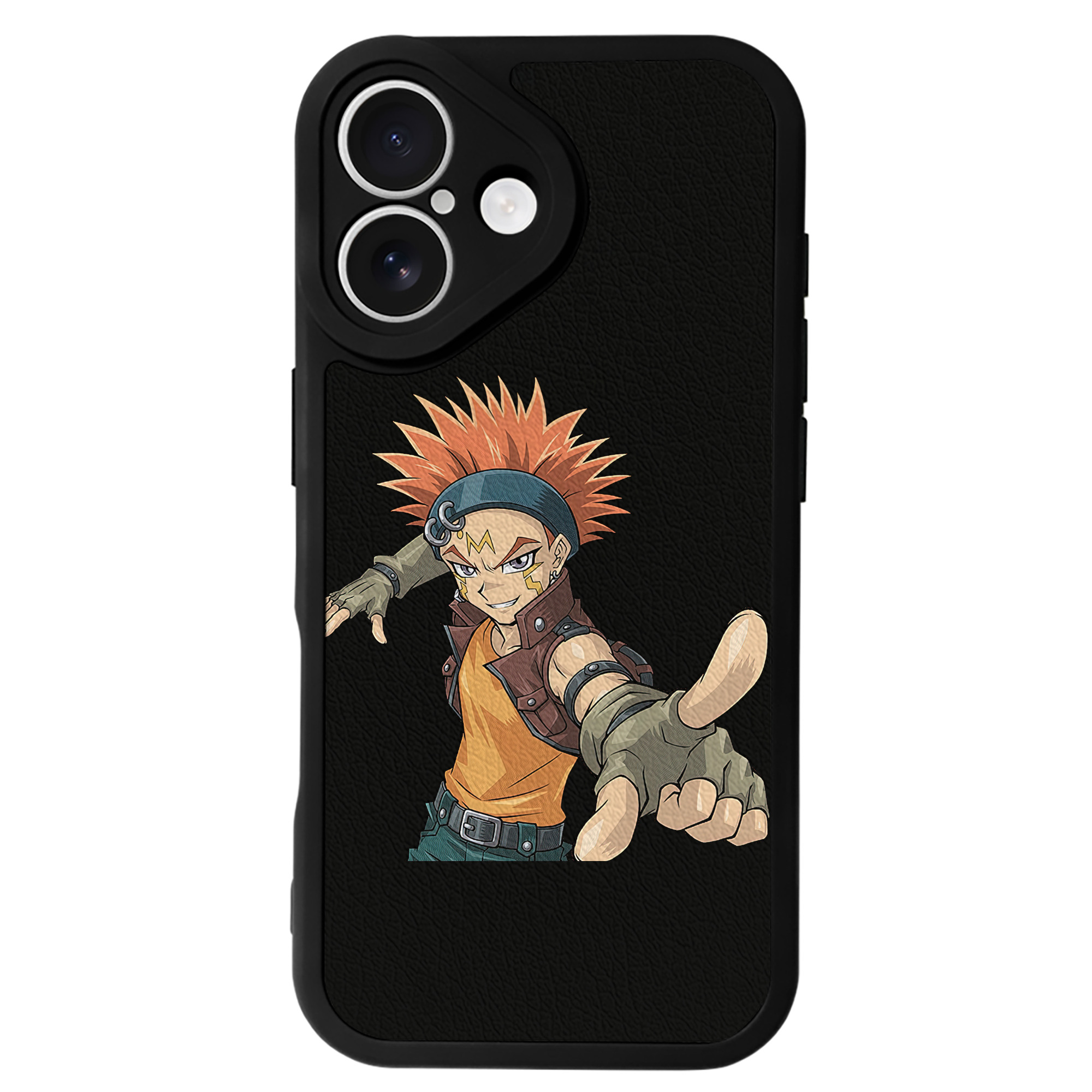 遊☆戯☆王 Yu-Gi-Oh! 【iPhone 16シリーズ対応】シリコンスマホケース（レザー調） 材質：シリコン